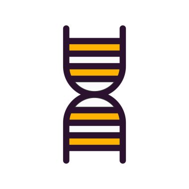DNA simgesinin vektör illüstrasyonu 