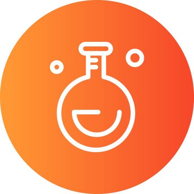 Vektör test tüpü simgesi 