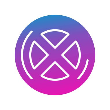 Radyasyon simgesinin vektör çizimi