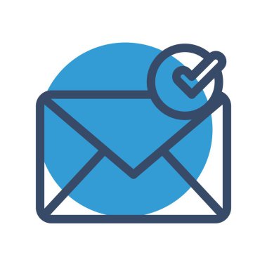  Vektör iletisi düz biçim simgesi