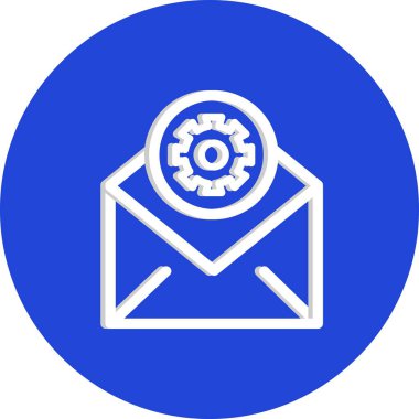  Simgeyi ayarlamanın vektör illüstrasyonu