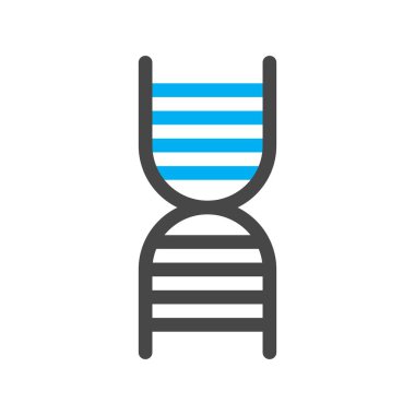 DNA simgesinin vektör illüstrasyonu 