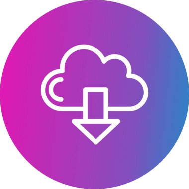 Vektör indirme biçimi simgesi