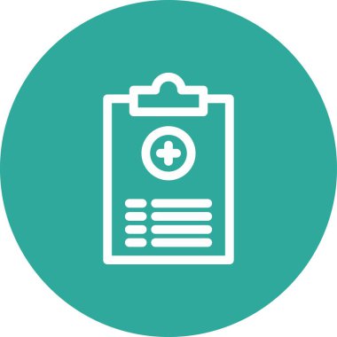 Rapor simgesinin vektör illüstrasyonu 