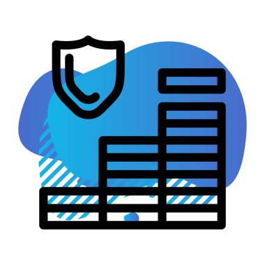 Para simgesinin vektör illüstrasyonu 