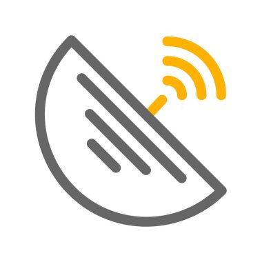 vektör uydu anten simgesi 