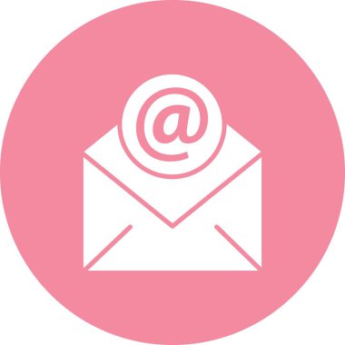 Harf simgesinin vektör illüstrasyonu