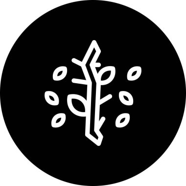 vektör ağacı düz biçim simgesi