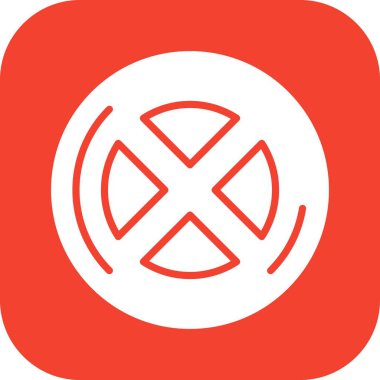 Radyasyon simgesinin vektör çizimi