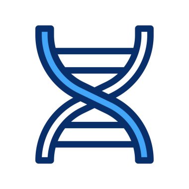 DNA simgesinin vektör illüstrasyonu 