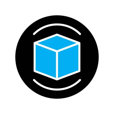 Kutu Simgesinin Vektör illüstrasyonu   