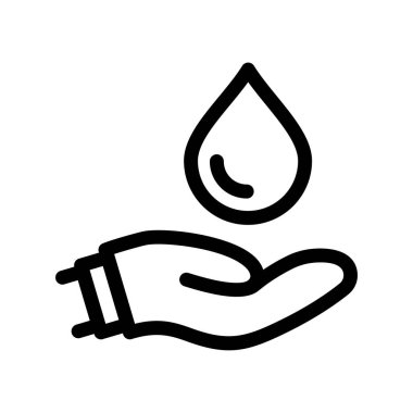 Kan simgesinin vektör illüstrasyonu