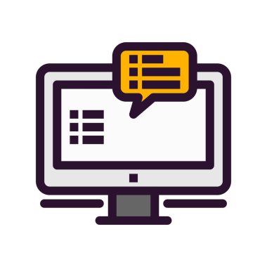 vektör grubu sohbet simgesi   