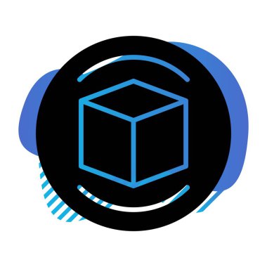 Kutu Simgesinin Vektör illüstrasyonu   