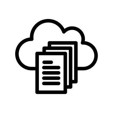 Vektör Belgesi düz biçim simgesi