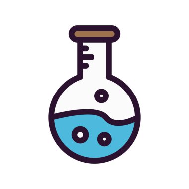 Vektör test tübü Ico