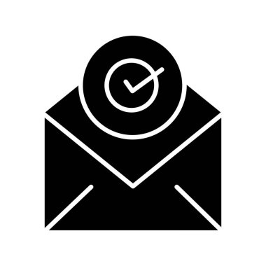 Vektör denetimi düz biçim simgesi