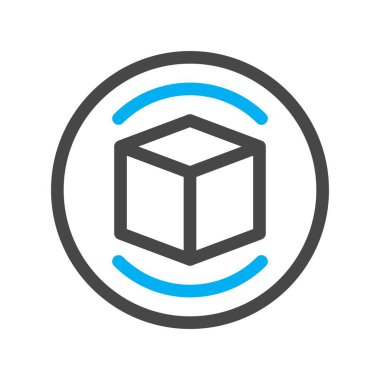 Kutu Simgesinin Vektör illüstrasyonu   