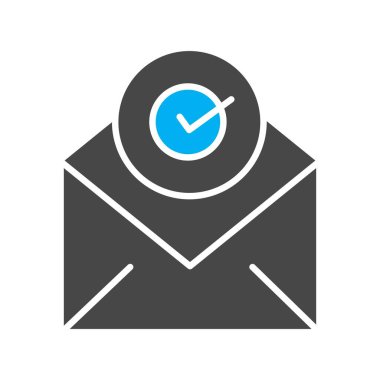 Vektör denetimi düz biçim simgesi