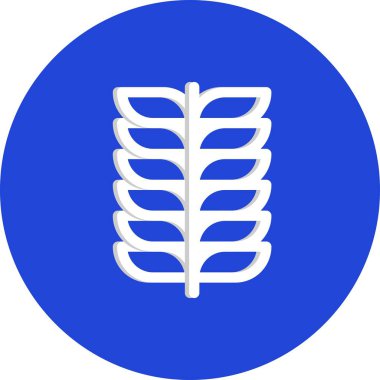 Çiçek simgesinin vektör illüstrasyonu