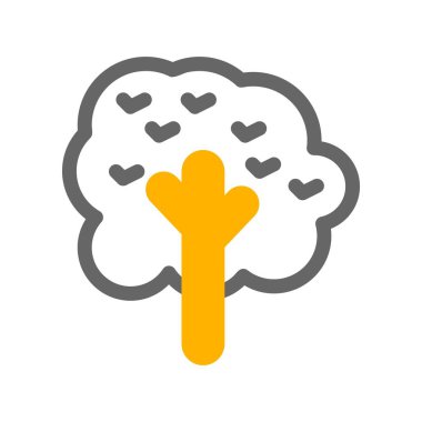 Avlu simgesinin vektör illüstrasyonu