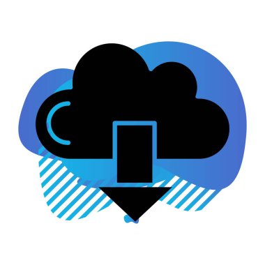 Vektör indirme biçimi simgesi