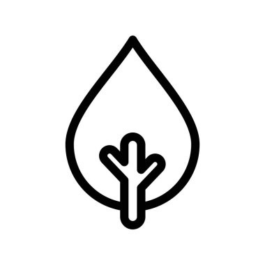 vektör ağacı düz biçim simgesi