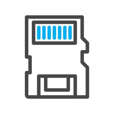 vektör Bellek Kartı simgesi 