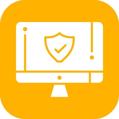 Lcd simgesinin vektör illüstrasyonu  