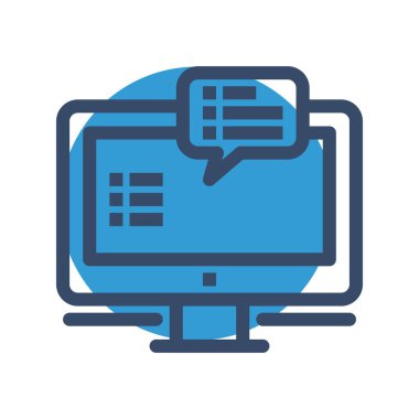 vektör grubu sohbet simgesi   