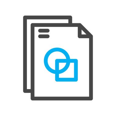  Dosya simgesinin vektör illüstrasyonu 