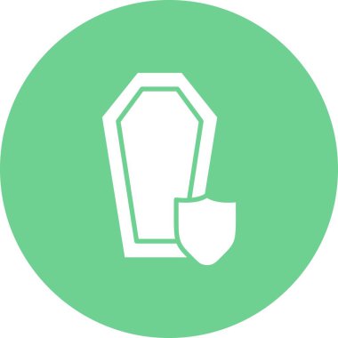 Tabut simgesinin vektör illüstrasyonu 