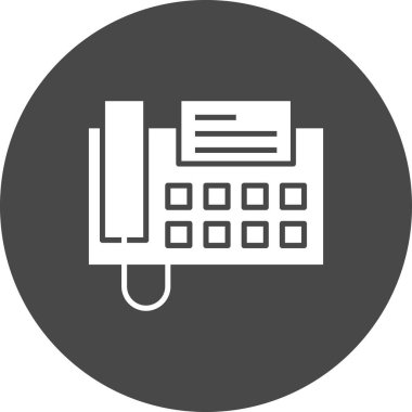 vektör telefon düz biçim simgesi