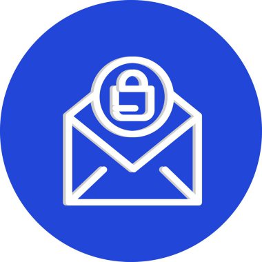 Vektör Kilidi düz biçim simgesi