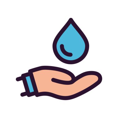 Kan simgesinin vektör illüstrasyonu