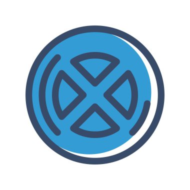 Radyasyon simgesinin vektör çizimi