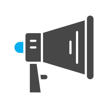 vektör hoparlörü düz biçim simgesi