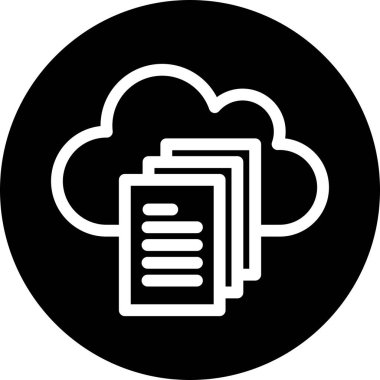 Vektör Belgesi düz biçim simgesi