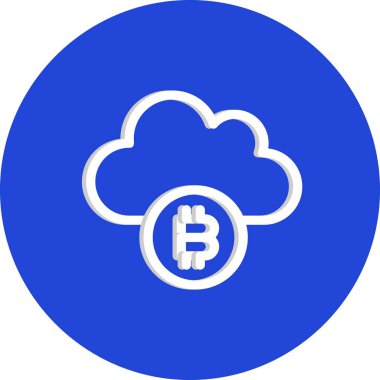  Vektör Bitcoin düz biçim simgesi