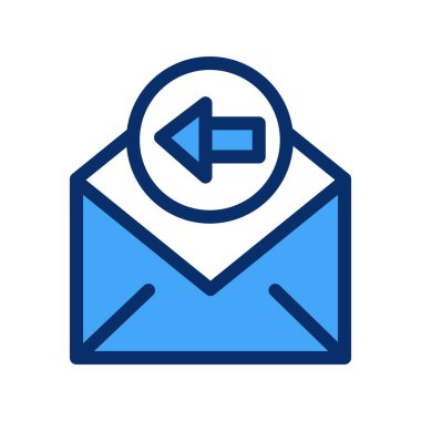  Sol simgenin vektör illüstrasyonu