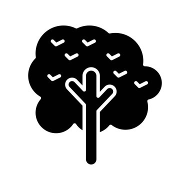 vektör ağacı düz biçim simgesi