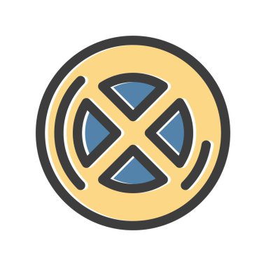 Radyasyon simgesinin vektör çizimi