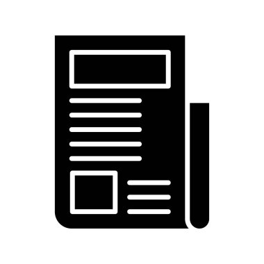 vektör haber kağıdı simgesi 