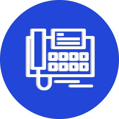 vektör telefon düz biçim simgesi