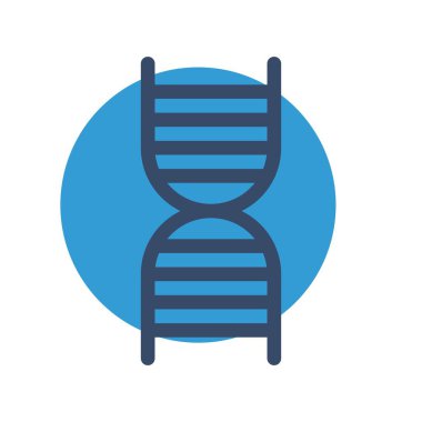 DNA simgesinin vektör illüstrasyonu 