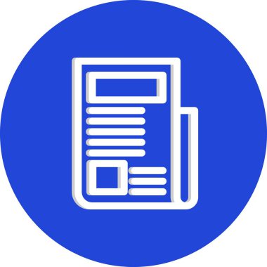 vektör haber kağıdı simgesi 