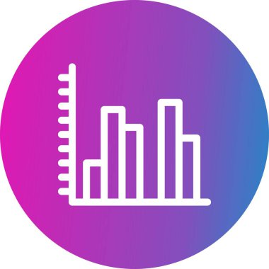 grafik simgesinin vektör illüstrasyonu 