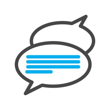  vektör Sohbeti düz biçim simgesi