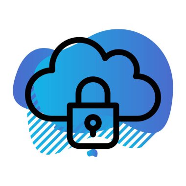 Vektör Kilidi düz biçim simgesi