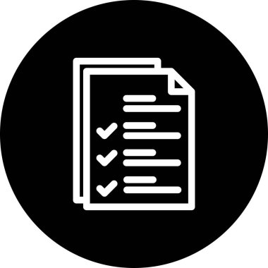 Vektör Belgesi düz biçim simgesi